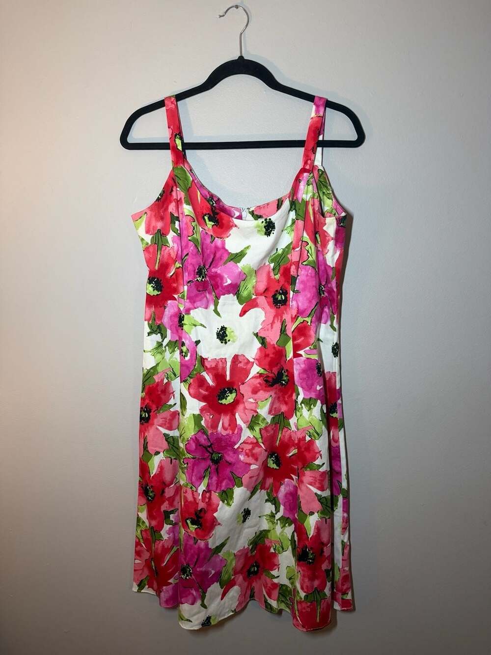 R&K Originals Floral Sleeveless Scoop Neck Dress Size 10
